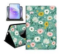 JANENFNA Slim Folio Case Compatible with Amazon Kindle Paperwhite 4 6" 2018, 10th Generation, 360 Rotating Stand Cover, Auto Sleep/Wake, PU Leather Cover with TPU Bumper, Pastel Flowers & Hearts