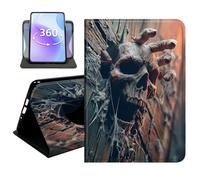 JANENFNA Slim Folio Case for Amazon Fire HD 8 8" 2016/2017/2018, 360 Rotating Stand Cover, Auto Sleep/Wake, PU Leather Cover with TPU Bumper, Van Gogh Sunflower Field