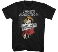 Janes Addiction De Lo Habitual T Shirt Mens Tee Black Black M