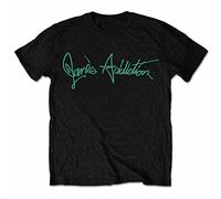 Jane's Addiction Script Logo Mens T Shirt Janes Addiction Tee Black XL