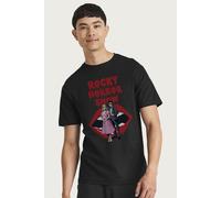 Janet And Brad With Lips T-Shirt Rocky Horror Show Black S