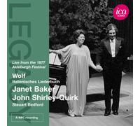 JANET BAKER; JOHN SHIRLEY-QUIRK; STEUART BEDFORD - WOLF: ITALIENISCHES LIEDERBUCH