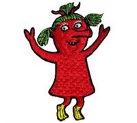 Pawprint Family | Janet Character Sew on Patch | Julia Donaldson and Axel Scheffler's The Smeds and The Smoos Official Merchandise