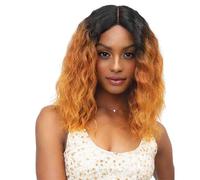 Janet Collection Extended Deep Part Synthetic Campbell Lace Wig 613