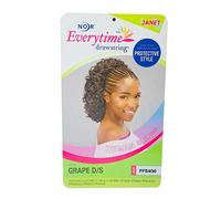 Janet Collection Noir Every Time Synthetic Grape DS Ponytail 1