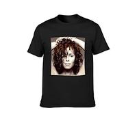 Janet Jackson Janet Men T-Shirt Printed Camiseta Black Tee Top XXL