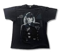 Janet Jackson Shirt Tshirt 1990 Rhythm Nation tee The Jacksons 5 Pop 90s Black O Neck Tee Men's T-Shirts