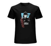 Janet Jackson Tour 1814 Unisex T-Shirt Graphic Printed Tee Mens Black Shirt