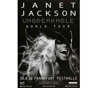 Janet Jackson - Unbreakable FRA 2016 - Poster, Concertposter, Concert