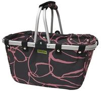 JanetBasket 18 x 10 x 9 1/2-inch Large Aluminum Frame Basket, Cherry