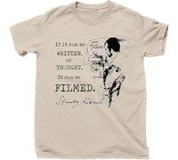JANGJWEE Kubrick T Shirt Shining 2001 Space Odyssey Movie DVD Blu Ray Sand Color(X-Large)