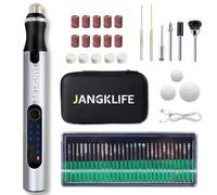 JANGKLIFE USB Rechargeable Portable Electric Micro-Sanding Pen, 3.7V 3-Speed Adjustable, Suitable for Grinding, polishing, Drilling, Engraving, DIY Crafts, E-108