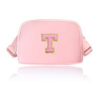 Janhavi Fanny Pack for Girls, Belt Bag for Women,Trendy Waist Pack for Teen Girls, Birthday Gifts,Fashion Crossbody Bag for Tween Girls, Cute Fanny Pack with Adjustable Strap, pink, One Size, T