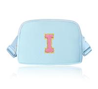 Janhavi Fanny Pack for Girls, Belt Bag for Women,Trendy Waist Pack for Teen Girls, Birthday Gifts,Fashion Crossbody Bag for Tween Girls, Cute Fanny Pack with Adjustable Strap, blue, 8.1 x 2 x 5.5