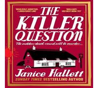 Janice Hallett The Killer Question Hardback Book in White Janice Hallett White