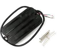 Janika Electric Guitar Quad Black Hot Rail 4 Coil Split Dual Humbucker Twin Pickup New
