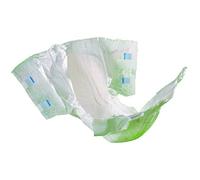 Janilec HCI032-BL Supreme Fit Regular Plus All In One Brief, Medium, Blue (Pack of 104)
