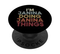 Janina Name Janina Personalized Name First Given PopSockets Adhesive PopGrip