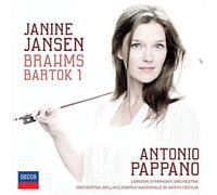 London Symphony Orchestra Antonio Pappano Janine Jansen - Brahms: Violin Concerto; Bartok: Violin Concerto No.1