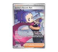 Janine's Secret Art 088/064 Ultra Rare Full Art Trainer Card | Shiny Pokémon Cards | Rare Pokemon Cards | Shrouded Fable | Pokemon Scarlet and Violet | Titan Cards Authenticated
