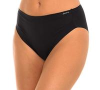 Ladies Black Briefs ~ Pants *New* Stretch Cotton Brief - Invisible Knickers - Black - Size Small to X Large (1031862) (Large)