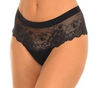 Janira Womens GRETA Brazilian style shorty panties thong effect 1031472 woman - Black - Size Large