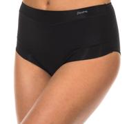 Janira Womens MicroFiber fabric high-waisted panties 1031682 women - Black Cotton - Size X-Large