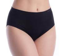 Janira Women's Panties Slip Cotton Band invisible 1031863 Black