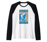 Janis Joplin Avalon Ballroom San Francisco June 1966 Orange Raglan Baseball Tee