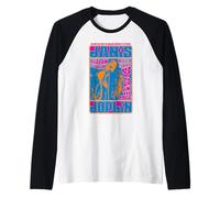 Janis Joplin Avalon Ballroom San Francisco June 1966 Pink Raglan Baseball Tee