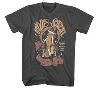 Janis Joplin Freedom Hall Louisville KY '70 Adult Smoke Short Sleeve Vintage Style Graphic Tees, Smoke, XXL