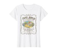 Janis Joplin Houston Handbill T-Shirt, Women, White, X-Large