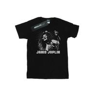 Absolute Cult Janis Joplin Men's Spiritual Mono T-Shirt Black XXX-Large