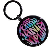 Janis Joplin Pearl Emblem Colour keyring Keychain in Black Janis Joplin Black One Size