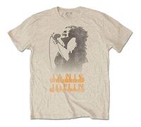 Janis Joplin - T-Shirt # L Unisex Neutral # Working the Mic