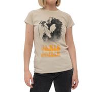 Janis Joplin - T-Shirt # Xxl Ladies Neutral # Working the Mic