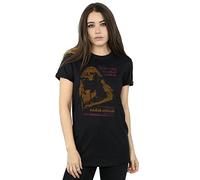 Janis Joplin Women's Madison Square Garden Boyfriend Fit T-Shirt Large Black