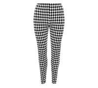 janisramone New Girls Kids Tartan Check Leopard Pattern Printed Comic Book Full Length Stretch Leggings