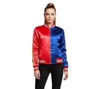 janisramone® Shiny Wet Look Halloween Costumes for Women & Kids, Red and Blue Cosplay Jackets, Daddys Little Monster T Shirt, Knickers, Hotpants, Leggings, Skater Skirt, Fancy Dress Costumes