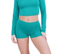 Janisramone® Stretchy Hot Pants Chic Mini Gym Shorts for Women UK