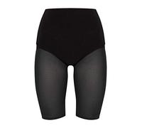 janisramone® Womens Cycling Shorts, Plain Elasticated Waist Over Knee Skinny Fit Ladies Gym Shorts, Soft Stretchy Yoga Sports Running Women Activewear