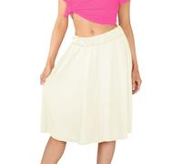 Janisramone Women's Knee-Length Tartan Skater Skirt, Polyester-Elastane, Size SM, ML, XL, 2XL, 3XL, Multi-Occasion Skirt
