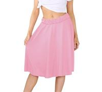 Janisramone Women's Knee-Length Tartan Skater Skirt, Polyester-Elastane, Size SM, ML, XL, 2XL, 3XL, Multi-Occasion Skirt