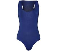 janisramone Womens Ladies New Muscle Racer Back Sleeveless Bodysuit Stretch Leotard Vest T Shirt Top
