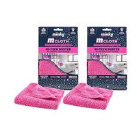 Janit-X All your Janitorial needs Minky M Hi-Tech Duster Cloth For Sparkling Clean Surfaces - Chemical Free Clean (6 Dusters)