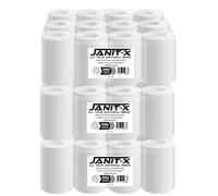 Janit-X Eco 100% Recycled Mini Centrefeed Rolls White | Bulk Purchase 36 Pack | Mini Centre Feed 2 Ply Rolls | Hygiene Rolls for use in Health Care,Hospitality,Offices,Kitchens,Garages