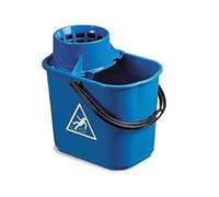 Janit-X Plastic Heavy Duty Mop Bucket With Wringer 15 Litre Blue