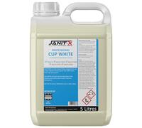 Janit-X Pro-Formula Cup White Cleaning Chlorinated Dishwasher Liquid 5 Litre (1 Tub)