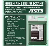 Janit-X Professional Green Pine Disinfectant Deodoriser Concentrate 5L
