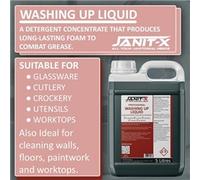 Janit-X Professional Green Washing Up Liquid 5 Litre - PACK (2)